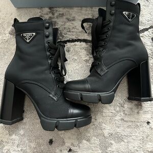 Prada nylon boots size 37